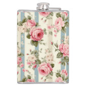 シャビーシックヴィンテージバラ フラスク (裏面)