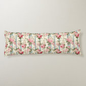 シャビーシックヴィンテージバラ ボディピロー (裏面)