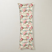 シャビーシックヴィンテージバラ ボディピロー (裏面 (縦))