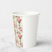 シャビーシックヴィンテージバラ 紙コップ (左)