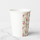 シャビーシックヴィンテージバラ 紙コップ (右)