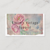 シャビーシックヴィンテージパリスタイル名刺 名刺 (正面)