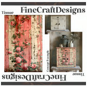 シャビーシックヴィンテージピンクローゼデクペ離れ164 薄葉紙