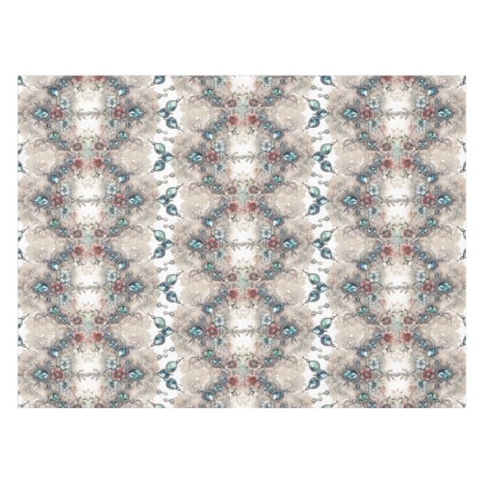 シャビーシックヴィンテージレース テーブルクロス (正面(横))