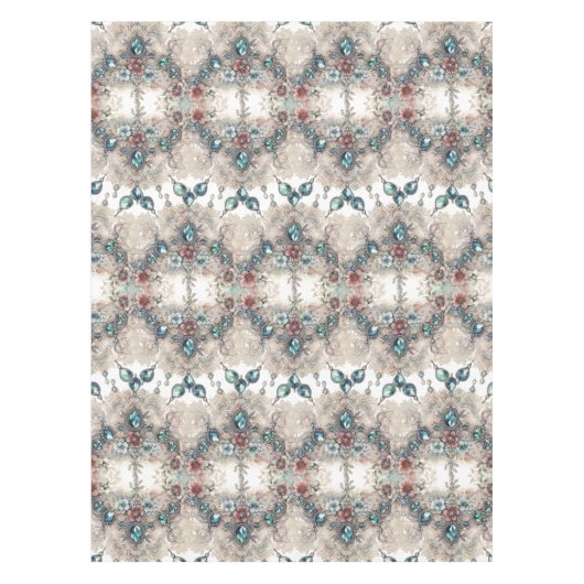 シャビーシックヴィンテージレース テーブルクロス (正面)