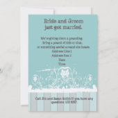 シャビーシック引っ越し祝いパーティー招待状 招待状 (裏面)