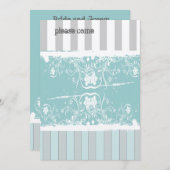 シャビーシック引っ越し祝いパーティー招待状 招待状 (正面/裏面)