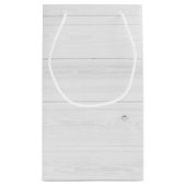 シャビーシック素朴フローラバラハッピーバースデー スモールペーパーバッグ (裏面)