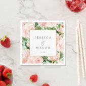 シャビーシック結婚のナプキンカクテルナプキン スタンダードカクテルナプキン (インサイチュ)