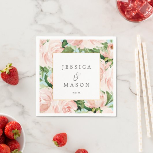 シャビーシック結婚のナプキンカクテルナプキン スタンダードカクテルナプキン (インサイチュ)