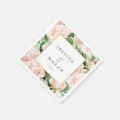 シャビーシック結婚のナプキンカクテルナプキン スタンダードカクテルナプキン (角)