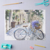 シャビーシック薄紫シリーズデザイン20 薄葉紙 (クラフト)