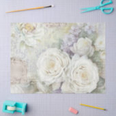 シャビーシック薄紫シリーズデザイン29 薄葉紙 (クラフト)