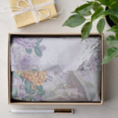 シャビーシック薄紫シリーズデザイン2 薄葉紙 (ギフト)