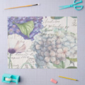 シャビーシック薄紫シリーズデザイン5 薄葉紙 (クラフト)