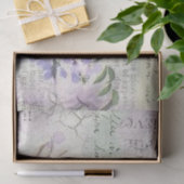 シャビーシック薄紫シリーズデザイン7 薄葉紙 (ギフト)