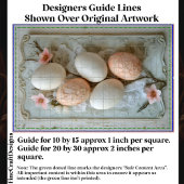 シャビーシック、アイボリーピーチイースターエッグCL8デクページ 薄葉紙