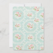 シャビーシック《キリスト教》洗礼式や命名式/バプテスマ招待状 招待状 (裏面)