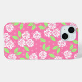シャビーシック ピンク フラワー Case-Mate iPhoneケース (裏面 (横))