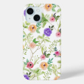 シャビーシック フラワー Case-Mate iPhoneケース (裏面)