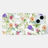 シャビーシック フラワー Case-Mate iPhoneケース (裏面 (横))