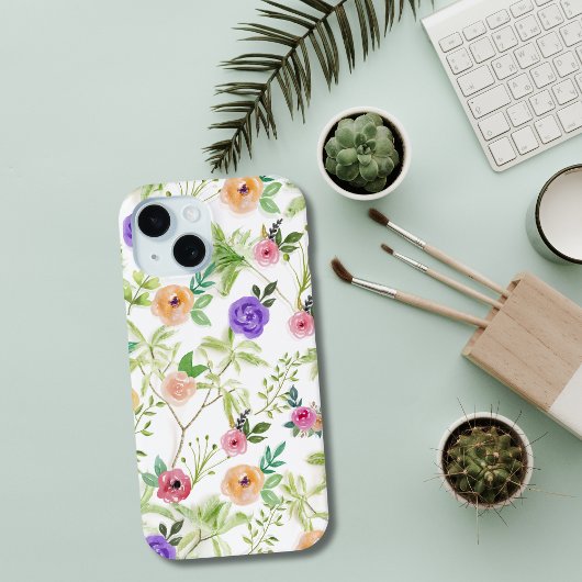 シャビーシック フラワー Case-Mate iPhoneケース