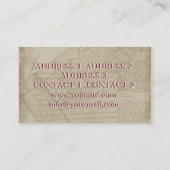 シャビーシック – 名刺 (裏面)