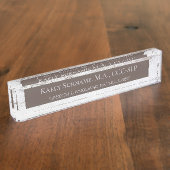 シャビーシックSLPデスク名プレート デスクネームプレート (側面)