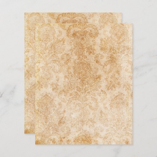 シャビーダマスクパーチメント紙 (正面/裏面)