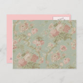 シャビーバラはがき ポストカード (正面/裏面)
