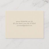 シャビーバラ名刺 名刺 (裏面)