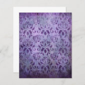 シャビーパープルヴィンテージスクラップブック紙 (正面/裏面)