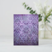 シャビーパープルヴィンテージスクラップブック紙 (スタンド正面)