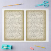 シャビービクトリアンシック・シリーズデザイン12 薄葉紙 (クラフト)