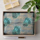 シャビーフローラアクアシリーズデザイン5 薄葉紙 (ギフト)