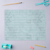 シャビーフローラアクアシリーズデザイン8 薄葉紙 (クラフト)