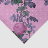 シャビーフローラパープルシリーズデザイン1 薄葉紙 (詳細)