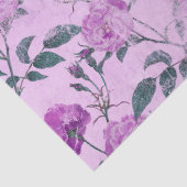 シャビーフローラパープルシリーズデザイン2 薄葉紙 (詳細)
