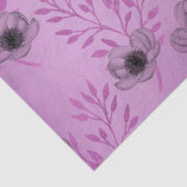 シャビーフローラパープルシリーズデザイン4 薄葉紙 (詳細)