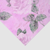 シャビーフローラパープルシリーズデザイン5 薄葉紙 (詳細)