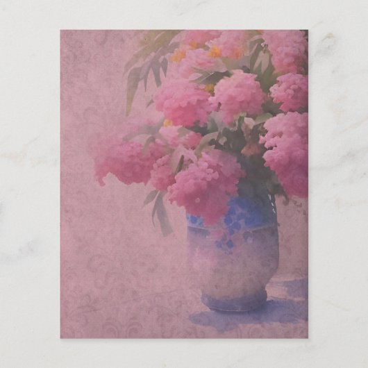 シャビーフローラ&ダマスクレープブック紙 (裏面)