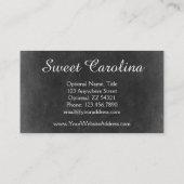 シャビーヴィンテージバラ素朴カントリーシャルボード 名刺 (裏面)