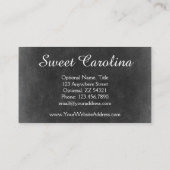 シャビーヴィンテージバラ素朴カントリーシャルボード 名刺 (裏面)