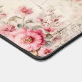 シャビーヴィンテージピンクローズ デスクマット (コーナー)