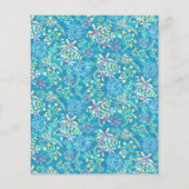 シャビーヴィンテージフローラターキオースのスクラップブック紙 (裏面)