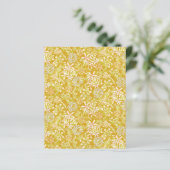 シャビーヴィンテージフローラマスタードスクラップブック紙 (スタンド正面)