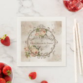 シャビーヴィンテージローズ4 -紙ナプキンス スタンダードランチョンナプキン (インサイチュ)