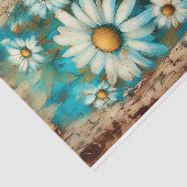 シャビー素朴シックなホワイトデイジーDB4Lデクページ 薄葉紙 (詳細)