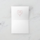 シャビー結婚シックサンキューカード サンキューカード (内部)