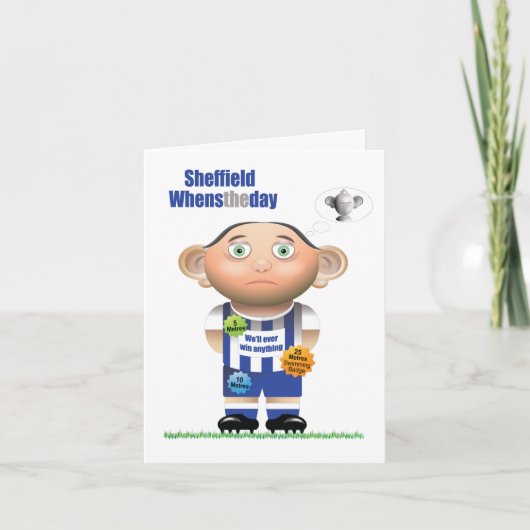 シャフィールド・ウェンズデー(Sheffield Wednesday) カード (正面)